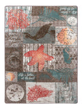Beach Blocks Rug • Coastal Compass Home Decor