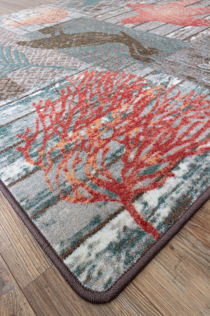Beach Blocks Rug • Coastal Compass Home Decor