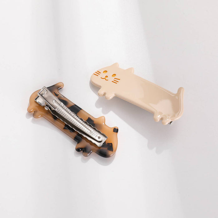 Beau | Small Cat Loaf Barrette Hair Clip (Set of 2): Assorted