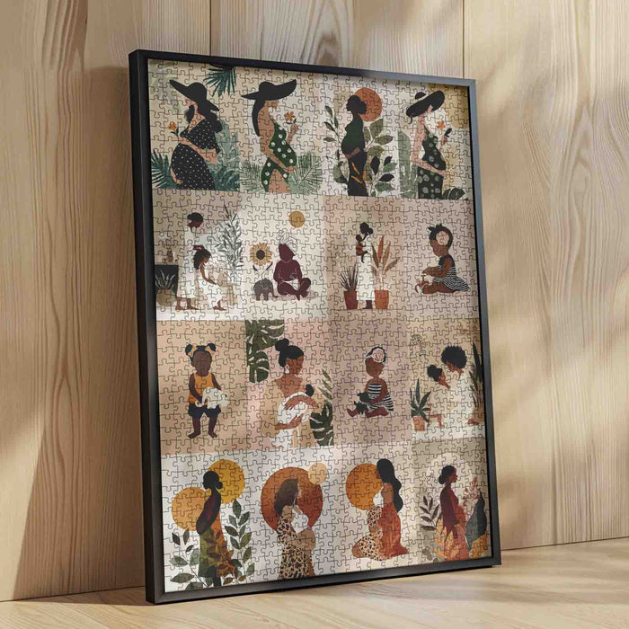Beautiful Motherhood Moments Jigsaw Puzzle