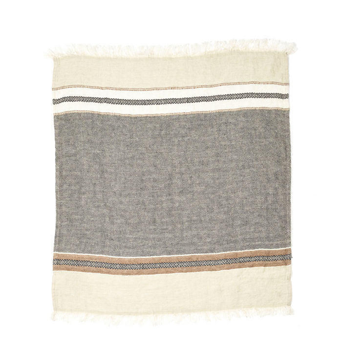 Beeswax Stripe by Libeco 21.5" x 25.5"