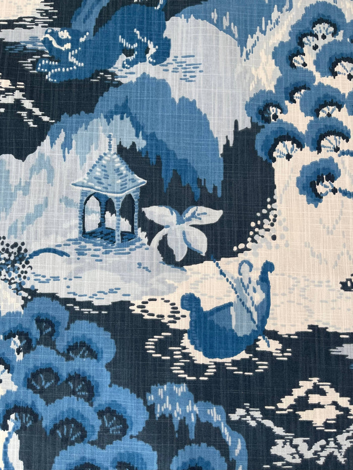 Bella Chinoiserie Pillow with Feather Insert - Custom