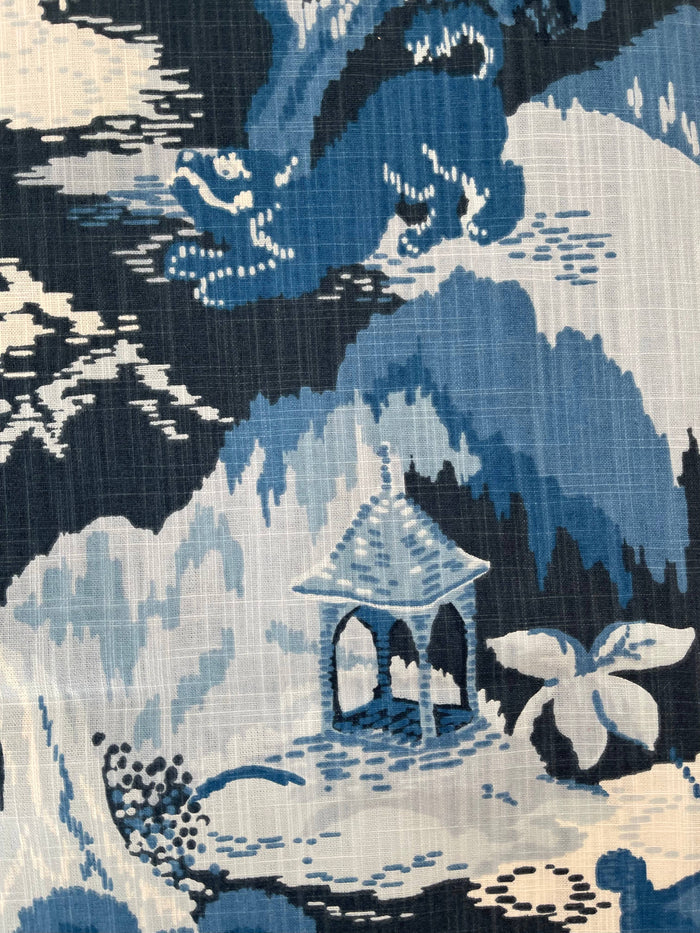 Bella Chinoiserie Pillow with Feather Insert - Custom