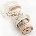 BEST WISHES CALLIGRAPHY RIBBON