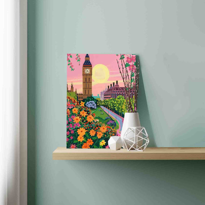 Big Ben Garden View paint by numbers