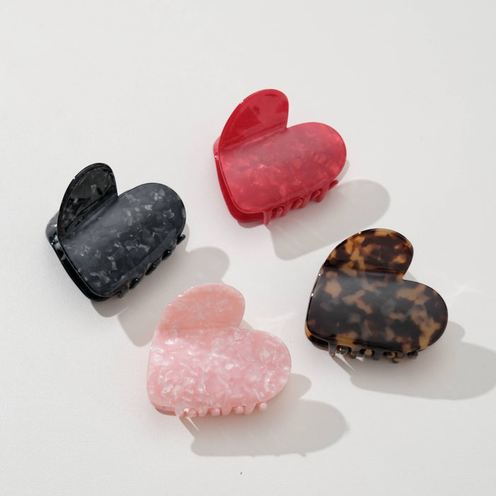 Big Heart Claw Clip : Assorted