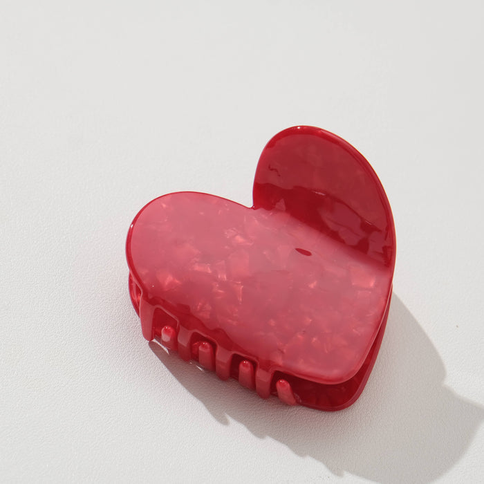Big Heart Claw Clip : Assorted