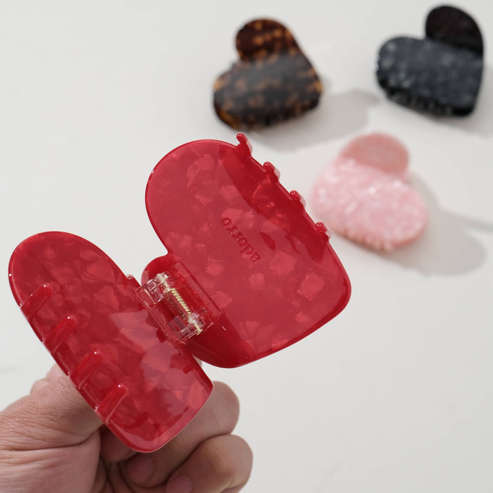 Big Heart Claw Clip : Assorted