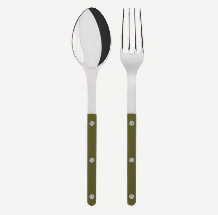 Bistro Salad Tongs - Fern Green