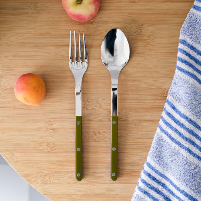 Bistro Salad Tongs - Fern Green