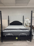 Black poster bed