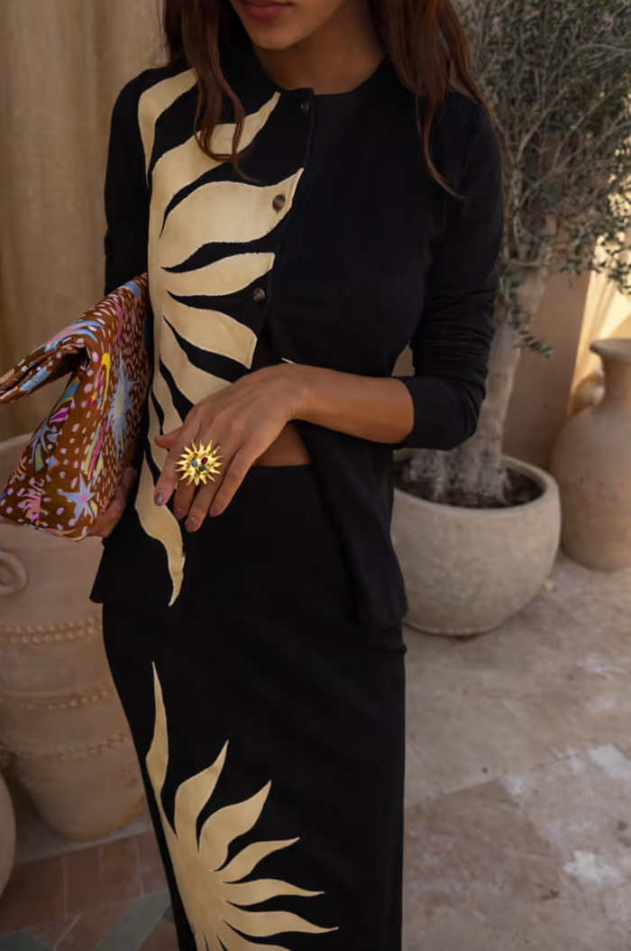 Black Sol Alexa Cardigan