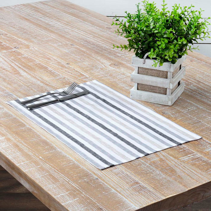 Blake Grey Placemat Set of 6 12x18