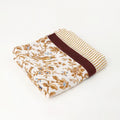 Block Printed Linen Rectangular Tablecloth