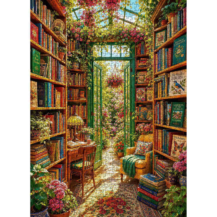 Blooming Book Nook Jigsaw Puzzle