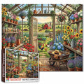 Blooming Farmhouse Greenhouse Jigsaw Puzzle