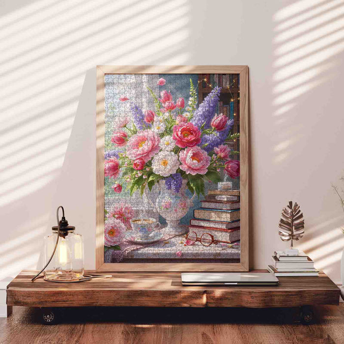 Blooming Library Morning Jigsaw Puzzle