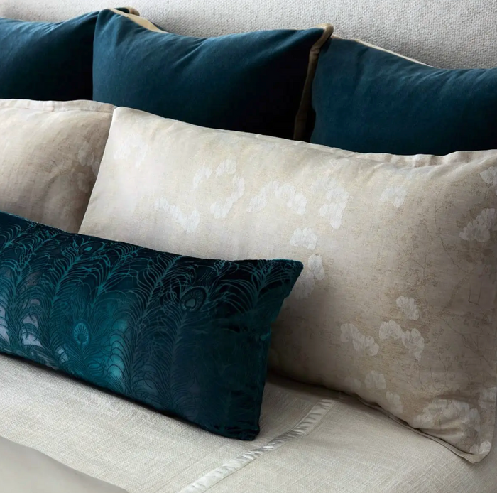 Blossom Oat duvet cover by Kevin O'Brien