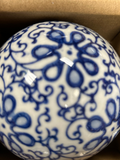 Blue and White Porcelain Orbs