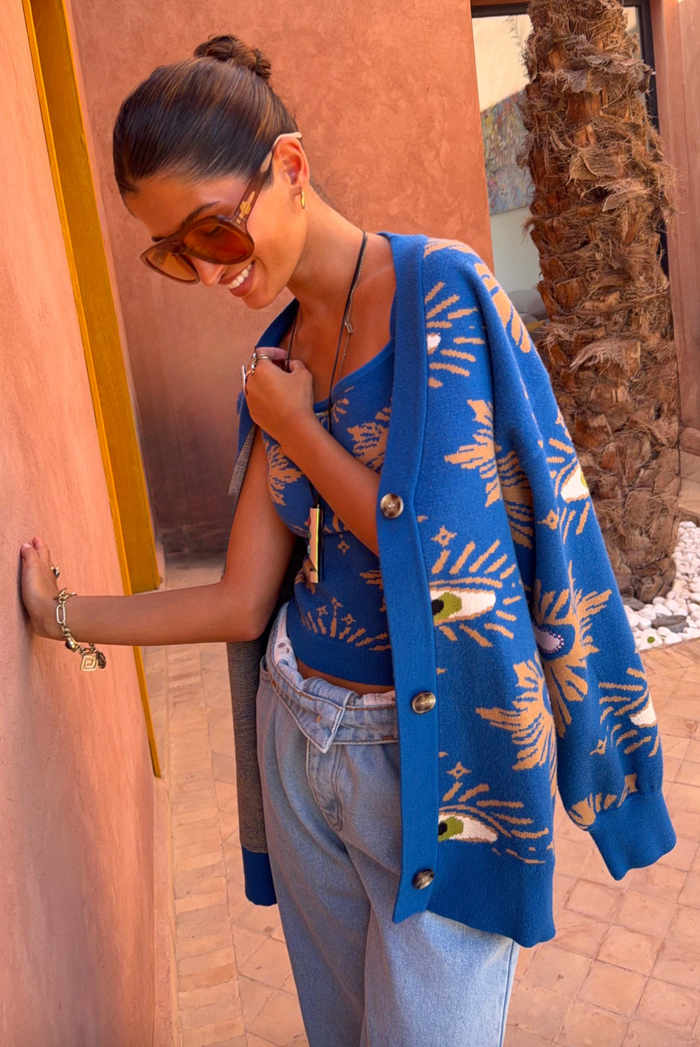 Blue Eye Cardigan