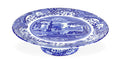 Blue Italian Footed Cake Stand