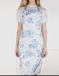 Blue Rose Apron