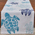Blue Turtles Table Runner • Coastal Compass Home Decor