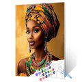 Bold Beauty in Beaded Elegance Paint by Numbers