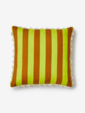 Bold Stripe Lime Cushion