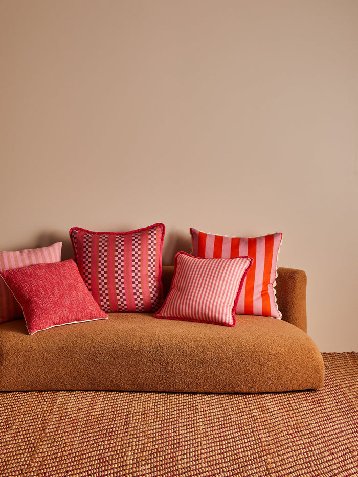 Bold Stripe Sorbet Cushion