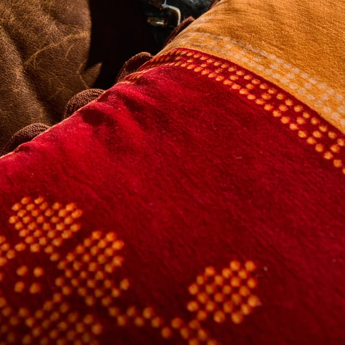 Bonny Reversible Velvet Cushion - Sienna