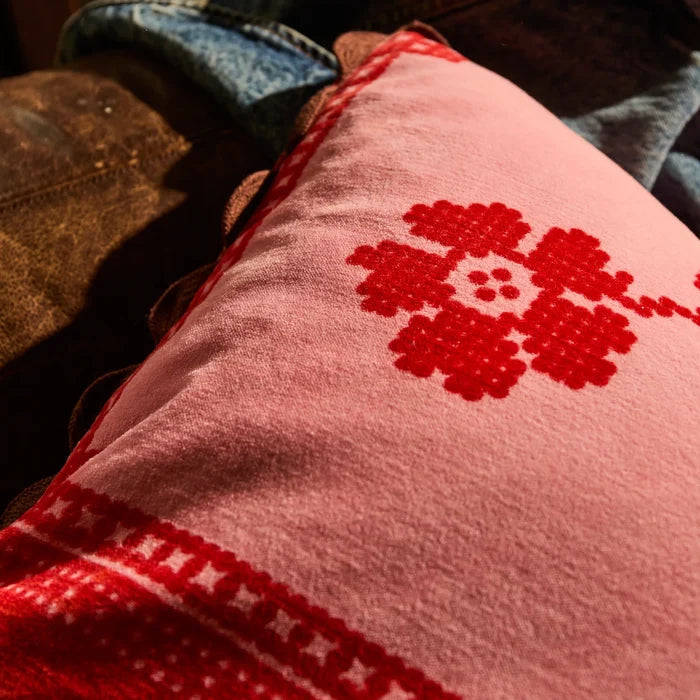 Bonny Reversible Velvet Cushion - Sienna