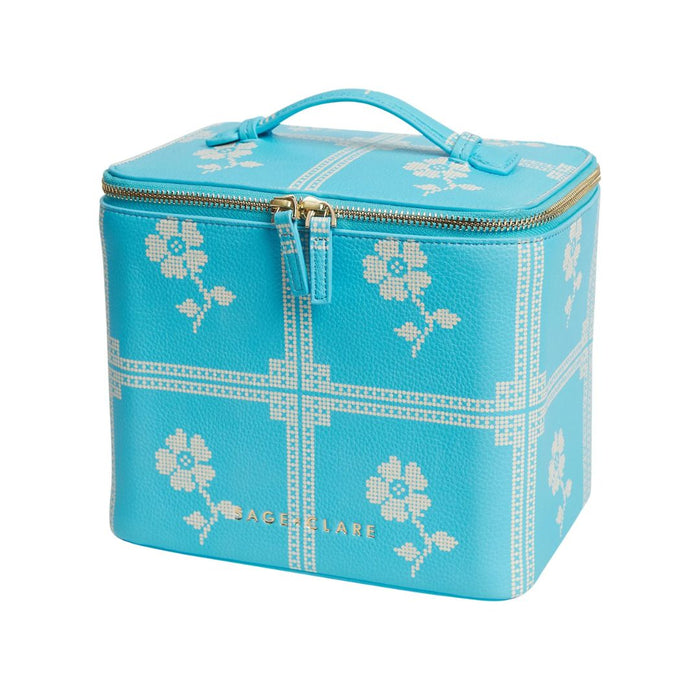 Bonny Vanity Case - Turquoise