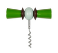 Bow Tie Corkscrew - Leaf & Eau de Nil