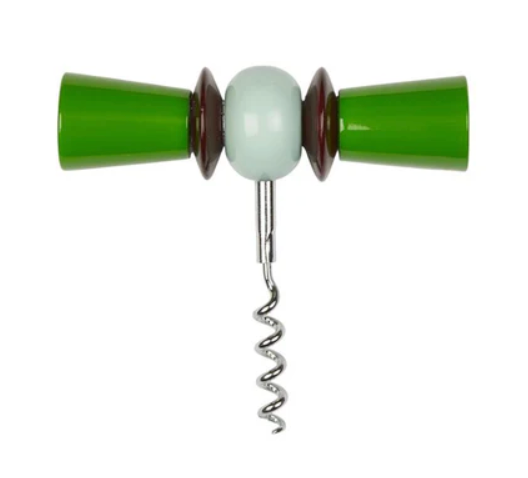 Bow Tie Corkscrew - Leaf & Eau de Nil