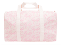 Apple of My Isla Bows on Pink Duffle Bag