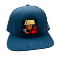 Branded Bills Construction Worker Logo Blue Cap Mesh SnapBack Hat
