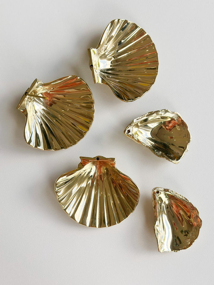 Brass Oyster Incense Holder