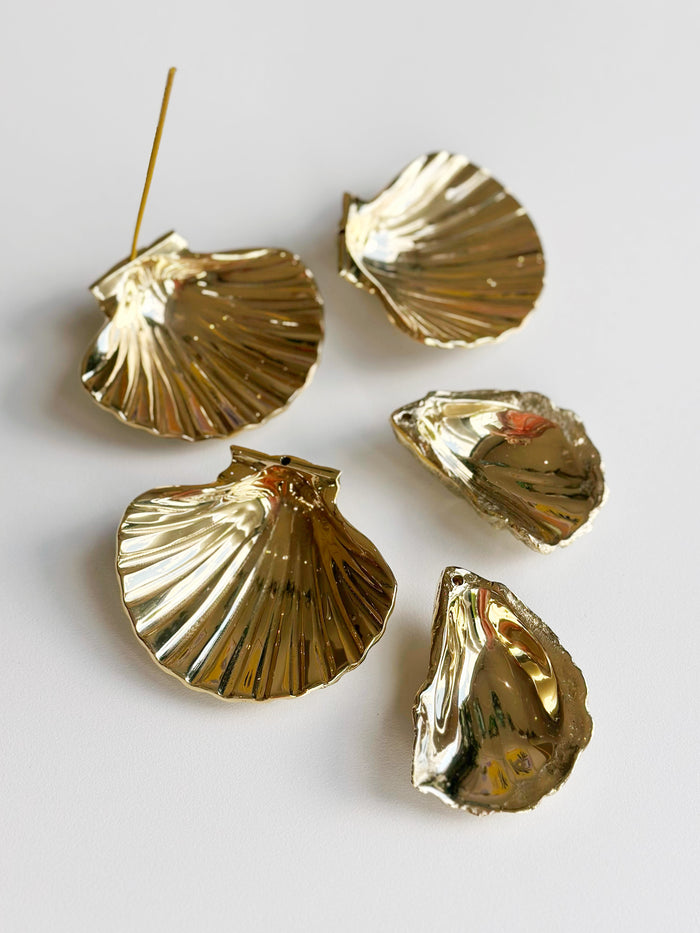 Brass Oyster Incense Holder