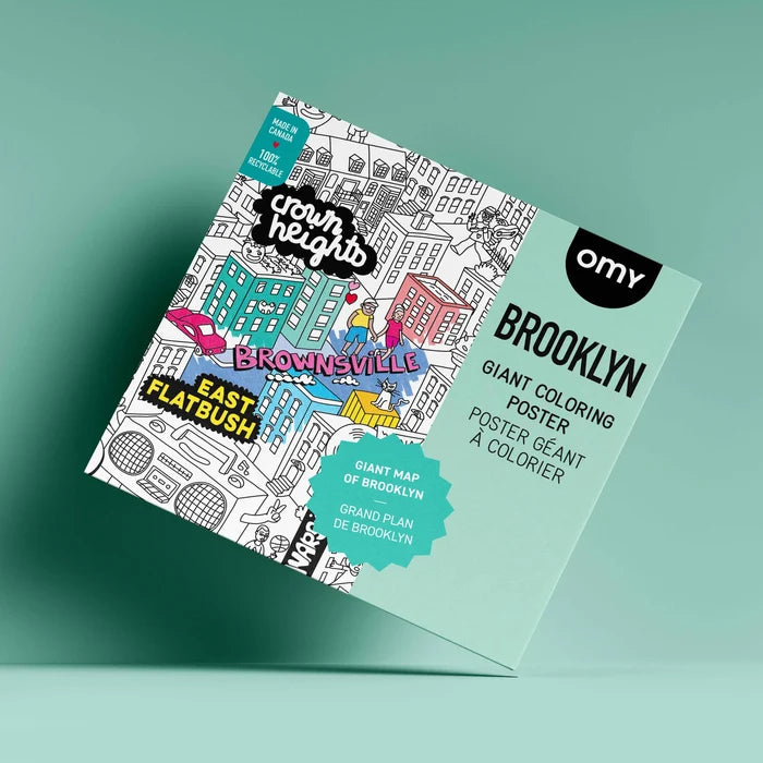 Brooklyn Giant Coloring Poster