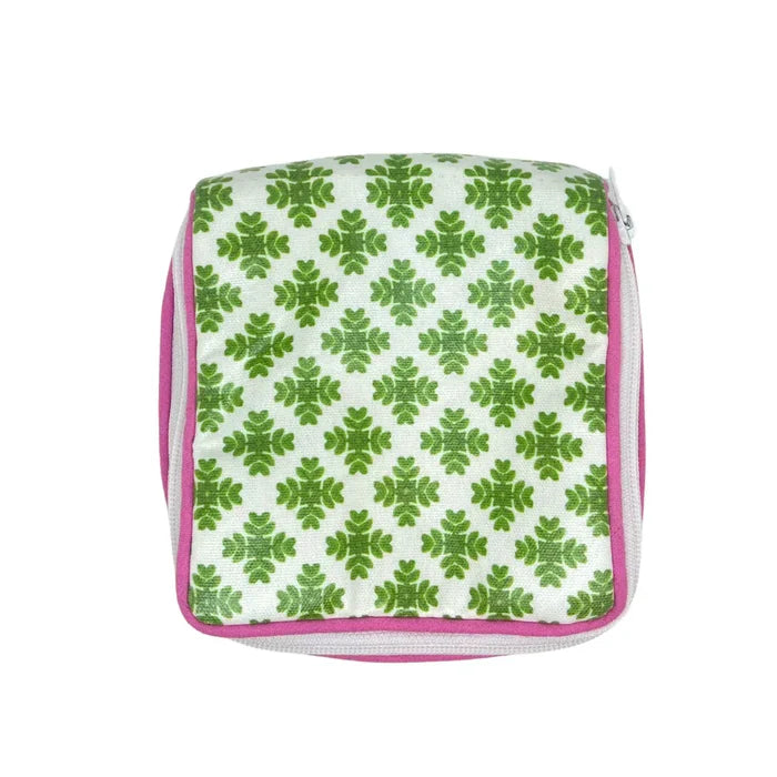 Laura Park Brushstrokes Green Jewelry Case