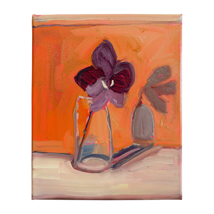 Burnt Orange & Crimson Orchid