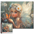 Butterfly Angel Meadow Jigsaw Puzzle