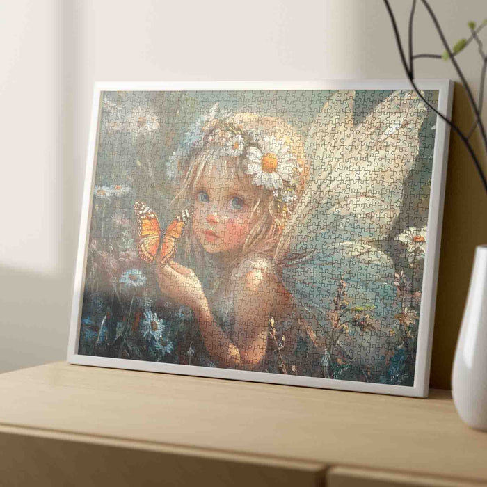 Butterfly Angel Meadow Jigsaw Puzzle