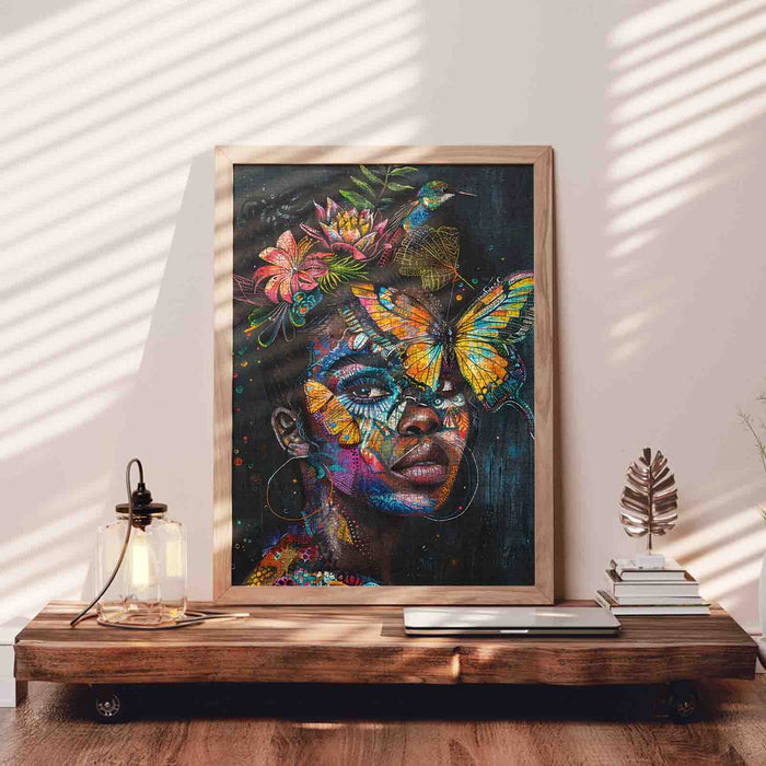 Butterfly Crown Dream Portrait Jigsaw Puzzle