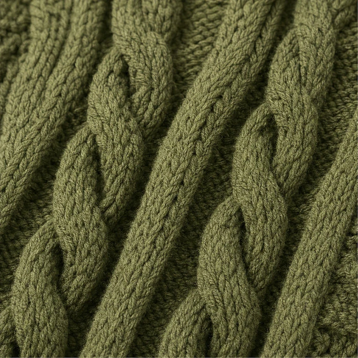 Cablehaven – Oversized Cable-Knit Long Cardigan
