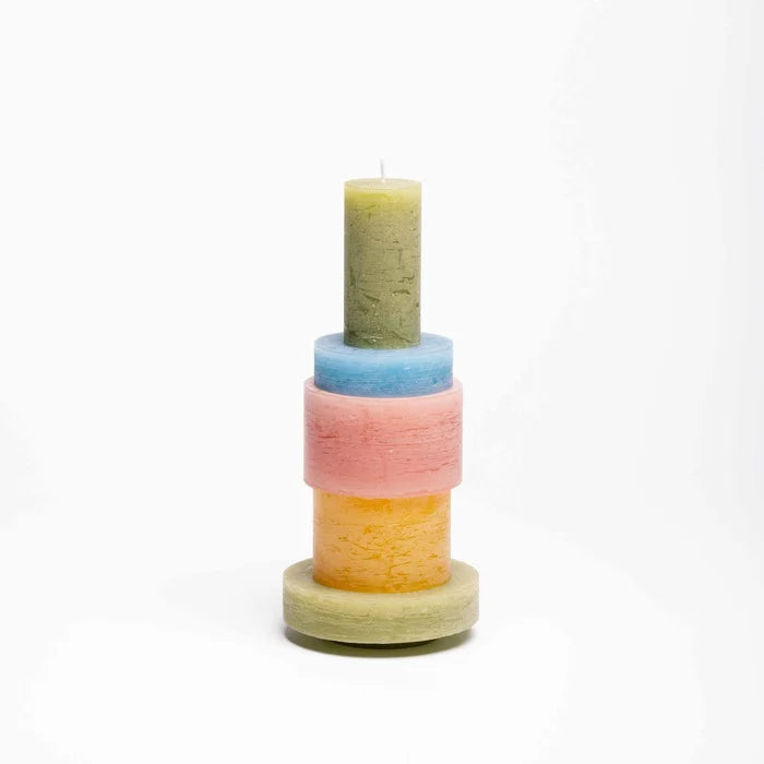Candl Stack 03 - Pink + Yellow