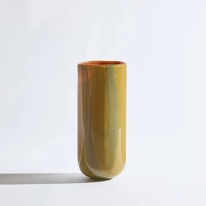Candy Cylinder Vase - Khaki