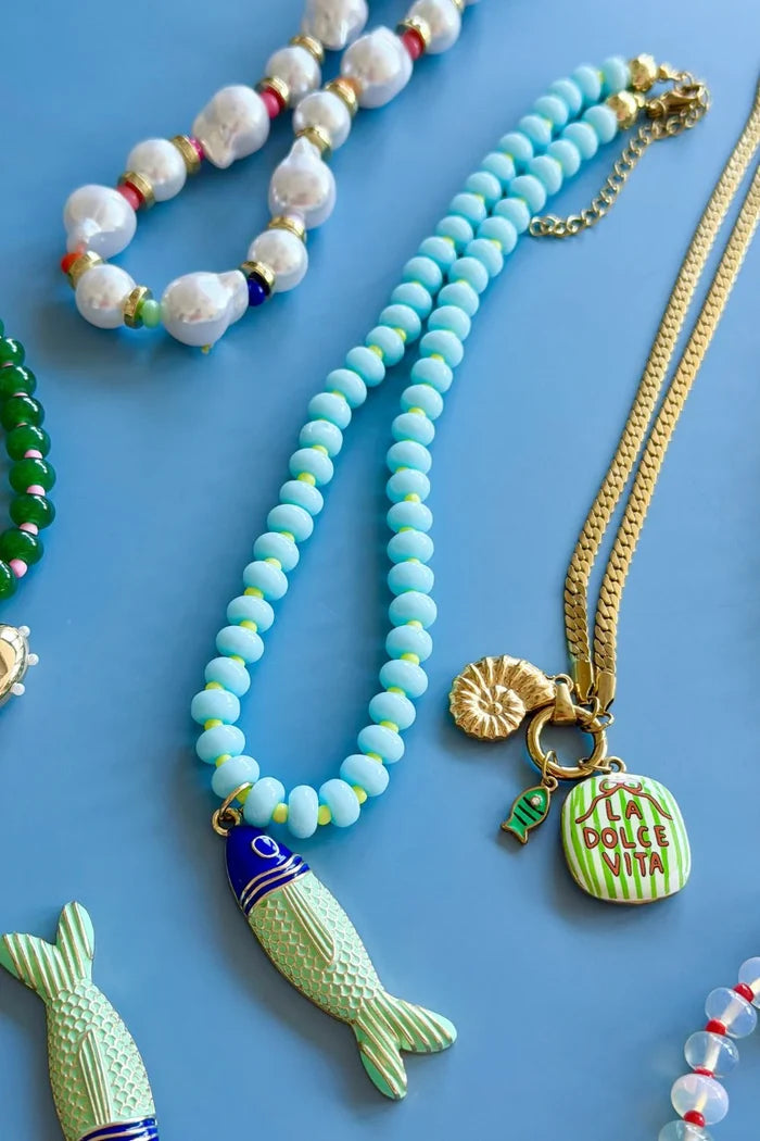 Catch Of The Day Gem Necklace