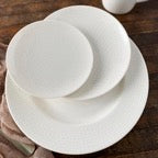 Catch White Salad Plate
